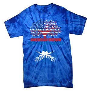 America Scotland Flag Half Scottish Half American Citizen Cute Gift Tie-Dye T-Shirt