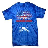 America Scotland Flag Half Scottish Half American Citizen Cute Gift Tie-Dye T-Shirt