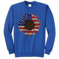 America Sunflower Freedom Flower Independence 4th Of July Gift Sweatshirt