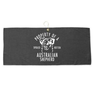 Australian Shepherd Funny Gift Aussie Shepard Funny Gift Large Microfiber Waffle Golf Towel