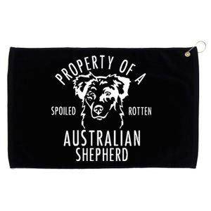 Australian Shepherd Funny Gift Aussie Shepard Funny Gift Grommeted Golf Towel