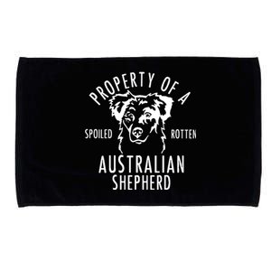 Australian Shepherd Funny Gift Aussie Shepard Funny Gift Microfiber Hand Towel