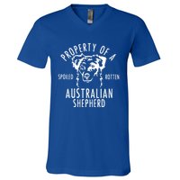 Australian Shepherd Funny Gift Aussie Shepard Funny Gift V-Neck T-Shirt