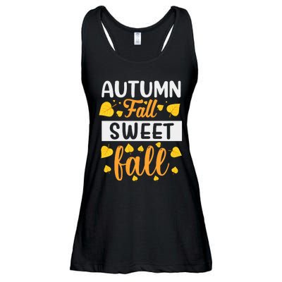 Autumn Sweet Fall Seasonal Graphic Ladies Essential Flowy Tank