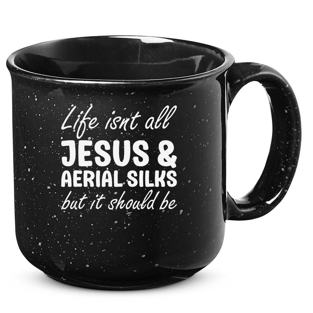 Aerial Silks for or Women I Love Aerial Silks Hobby 15oz Campfire Ceramic Mug