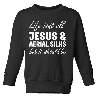 Aerial Silks for or Women I Love Aerial Silks Hobby Toddler Sweatshirt