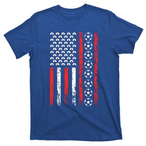 American Sports Flag National Nurses Day Soccer Football Gift T-Shirt