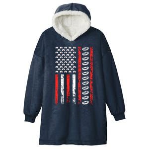 American Sports Flag National Nurses Day Ultimate Frisbee Gift Hooded Wearable Blanket