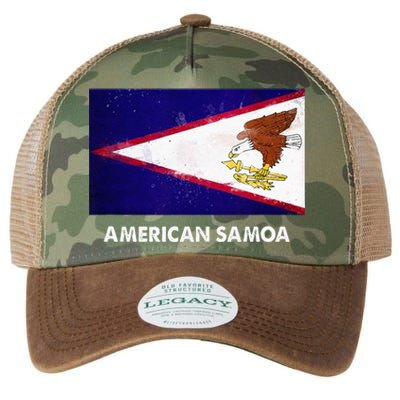 American Samoa Flag American Samoan Legacy Tie Dye Trucker Hat