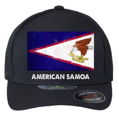 American Samoa Flag American Samoan Flexfit Unipanel Trucker Cap