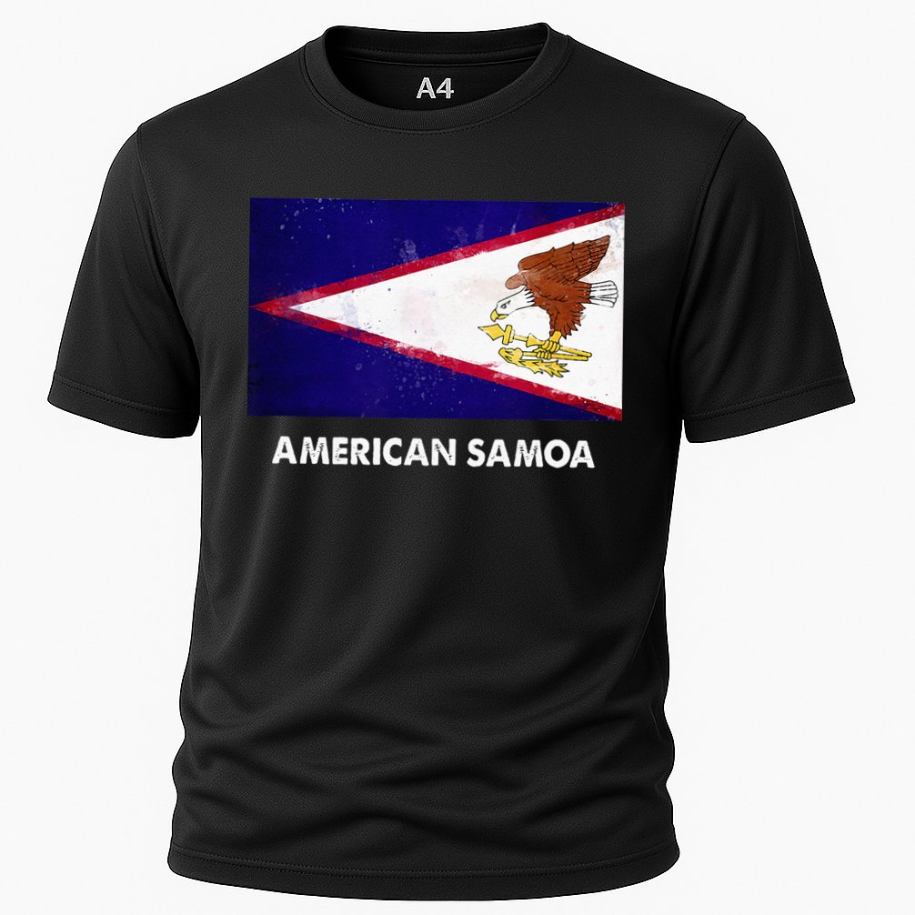 American Samoa Flag American Samoan Cooling Performance Crew T-Shirt