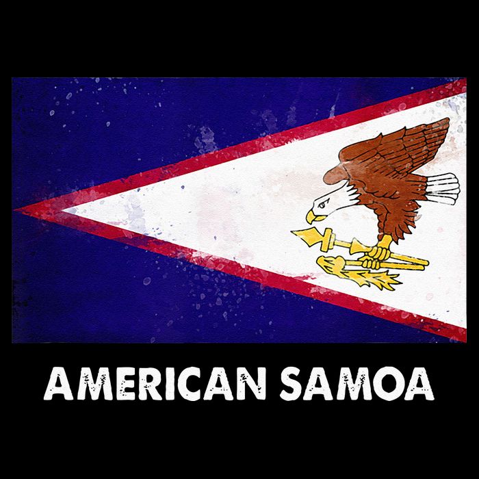American Samoa Flag American Samoan Cooling Performance Crew T-Shirt