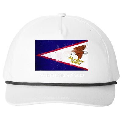 American Samoa Flag American Samoan Snapback Five-Panel Rope Hat