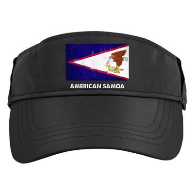 American Samoa Flag American Samoan Adult Drive Performance Visor