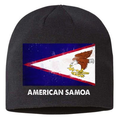 American Samoa Flag American Samoan Sustainable Beanie