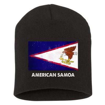 American Samoa Flag American Samoan Short Acrylic Beanie