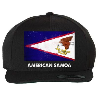 American Samoa Flag American Samoan Wool Snapback Cap