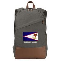 American Samoa Flag American Samoan Cotton Canvas Backpack