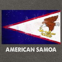 American Samoa Flag American Samoan Cotton Canvas Backpack
