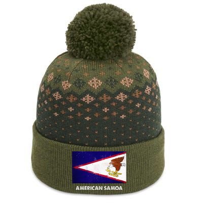 American Samoa Flag American Samoan The Baniff Cuffed Pom Beanie