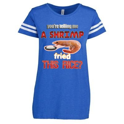 A Shrimp Fried This Rice Tastefully Misinterpreted Dank Meme Enza Ladies Jersey Football T-Shirt