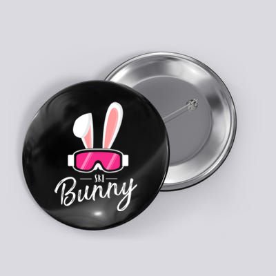 Apres Ski Funny Women Party Outfit Ski Bunny For Wintersport Button