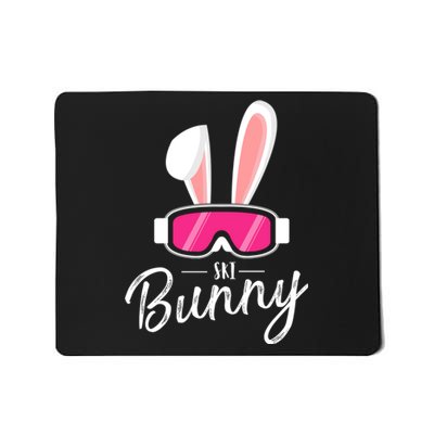 Apres Ski Funny Women Party Outfit Ski Bunny For Wintersport Mousepad