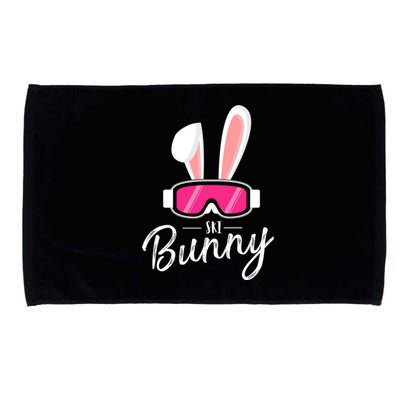 Apres Ski Funny Women Party Outfit Ski Bunny For Wintersport Microfiber Hand Towel