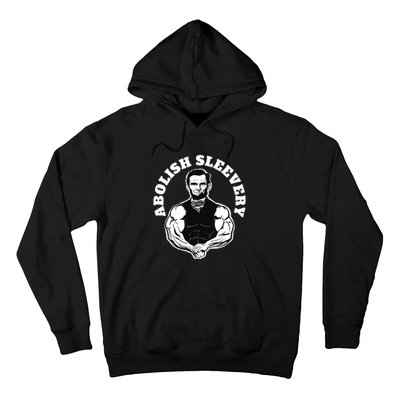 Abolish Sleevery Funny Abraham Lincoln Free The Sleeves Hoodie