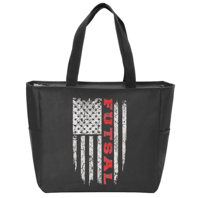 American Sport Futsal Usa Futsal Zip Tote Bag