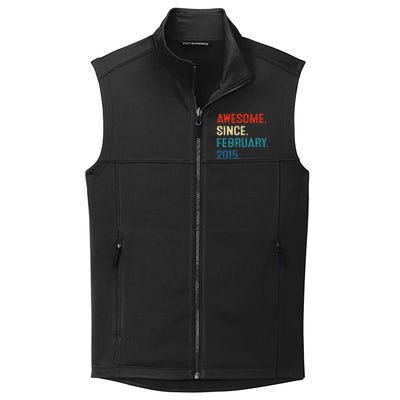 Awesome Since February 2015 8th Birthday Gift 8 Year Old Collective Smooth Fleece Vest