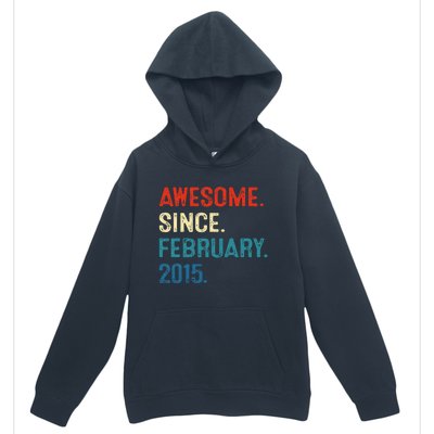 Awesome Since February 2015 8th Birthday Gift 8 Year Old Urban Pullover Hoodie