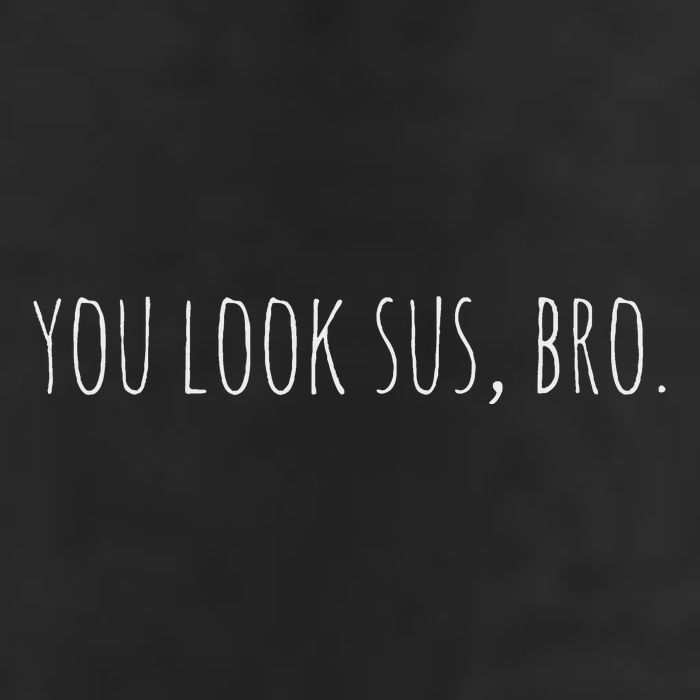 As S Funny You Look Sus Bro Among 7 Panel Mesh Trucker Snapback Hat