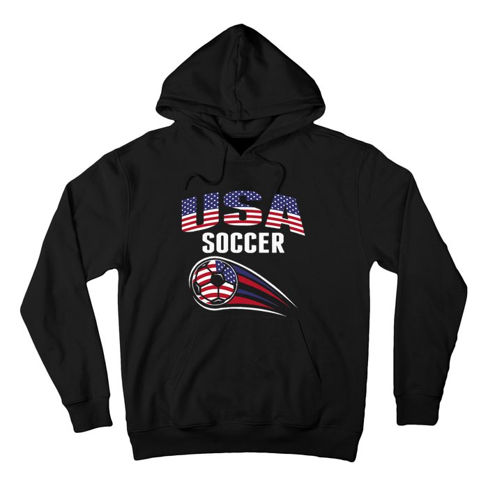 America Soccer Fans Jersey United States Football Lovers Hoodie