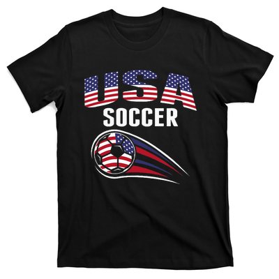 America Soccer Fans Jersey United States Football Lovers T-Shirt