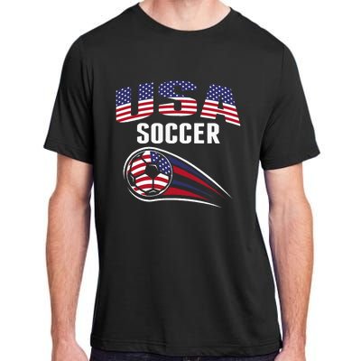 America Soccer Fans Jersey United States Football Lovers Adult ChromaSoft Performance T-Shirt