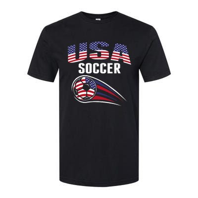 America Soccer Fans Jersey United States Football Lovers Softstyle CVC T-Shirt