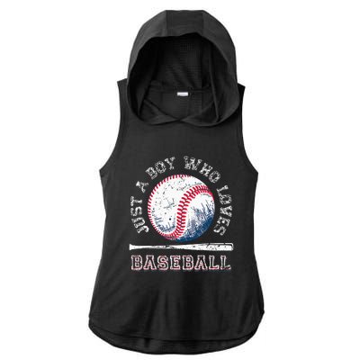 American Sport Fan Baseball Lover Batter Baseball Ladies PosiCharge Tri-Blend Wicking Draft Hoodie Tank