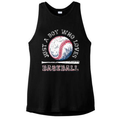 American Sport Fan Baseball Lover Batter Baseball Ladies PosiCharge Tri-Blend Wicking Tank