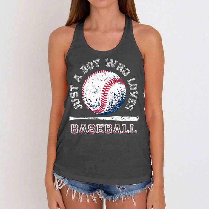 American Sport Fan Baseball Lover Batter Baseball Women's Knotted Racerback Tank