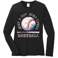 American Sport Fan Baseball Lover Batter Baseball Ladies Long Sleeve Shirt