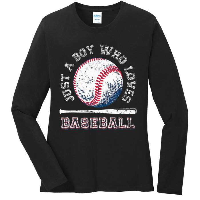 American Sport Fan Baseball Lover Batter Baseball Ladies Long Sleeve Shirt