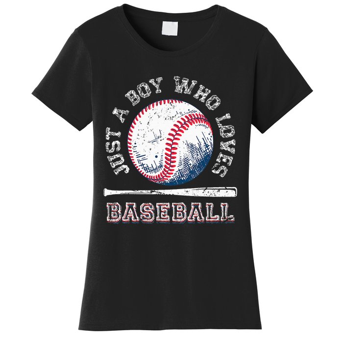 American Sport Fan Baseball Lover Batter Baseball Women's T-Shirt