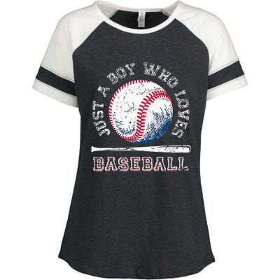 American Sport Fan Baseball Lover Batter Baseball Enza Ladies Jersey Colorblock Tee