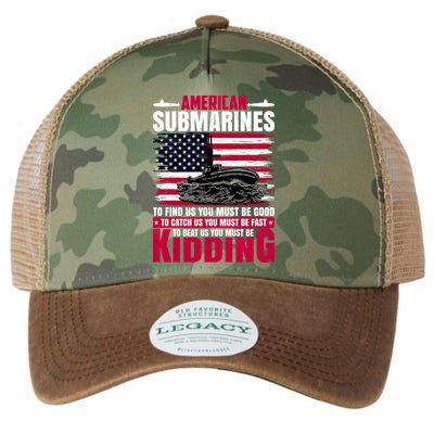 American Submarines Funny Must Be Good Fast Kidding Legacy Tie Dye Trucker Hat