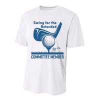 Awesome Swing For The Retarded Committee Member June 6th 1982 Performance Sprint T-Shirt