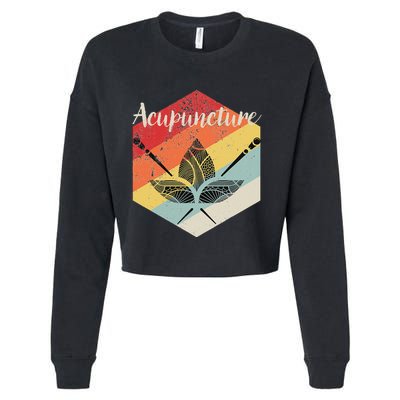 American Softball Flag Players And Bat Cropped Pullover Crew