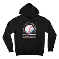 American Sport Fan Baseball Lover Boy Batter Baseball Gift For Player Hoodie