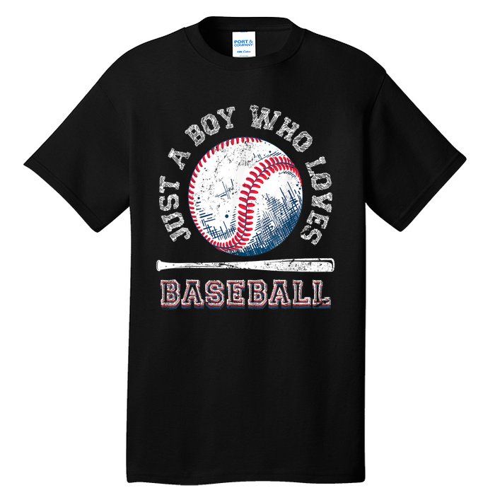 American Sport Fan Baseball Lover Boy Batter Baseball Gift For Player Tall T-Shirt