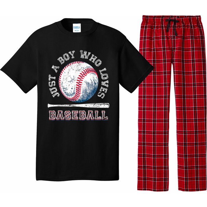 American Sport Fan Baseball Lover Boy Batter Baseball Gift For Player Pajama Set